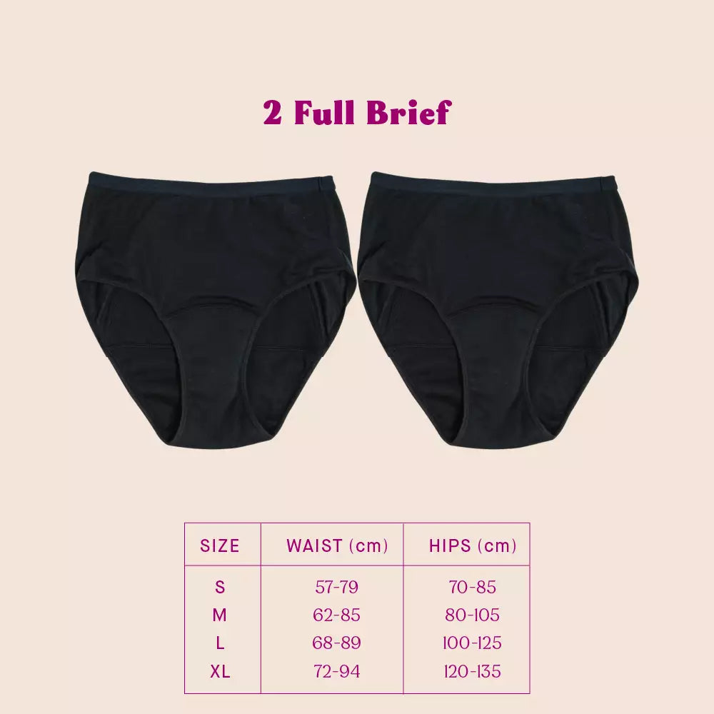 STARTER SET - FULL BRIEF HEAVY - 2 UNDIES