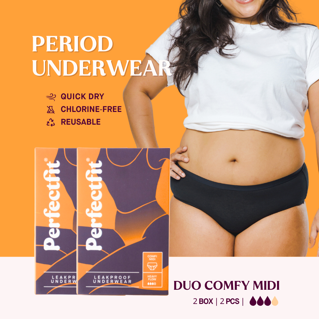 STARTER SET - COMFY MIDI MEDIUM  - 2 UNDIES