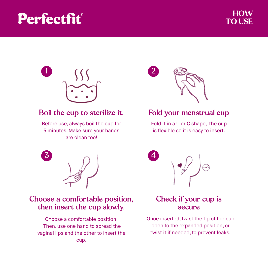 Menstrual Cup - Soft Blue