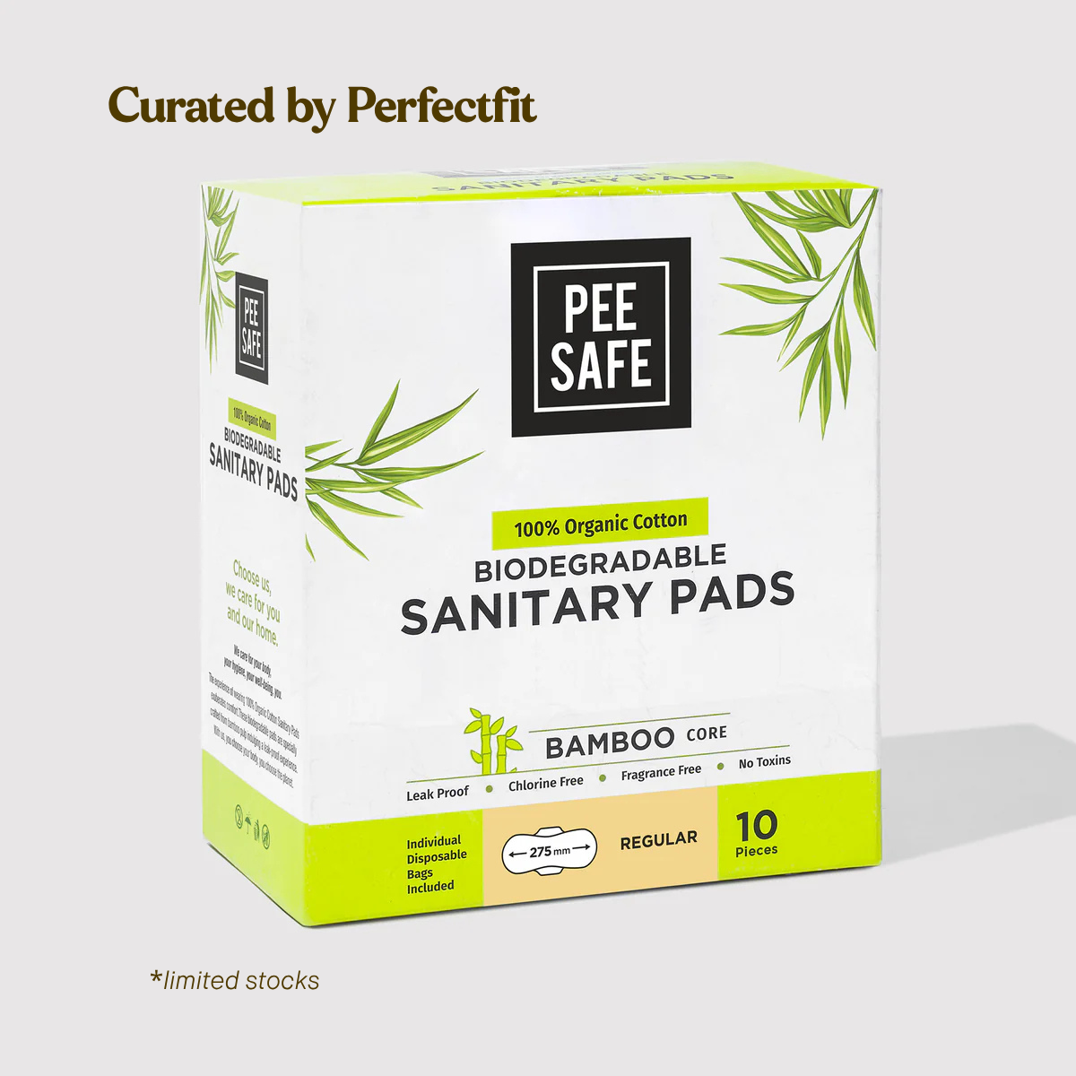 PeeSafe Biodegradable Sanitary Pads - Curated by Perfectfit