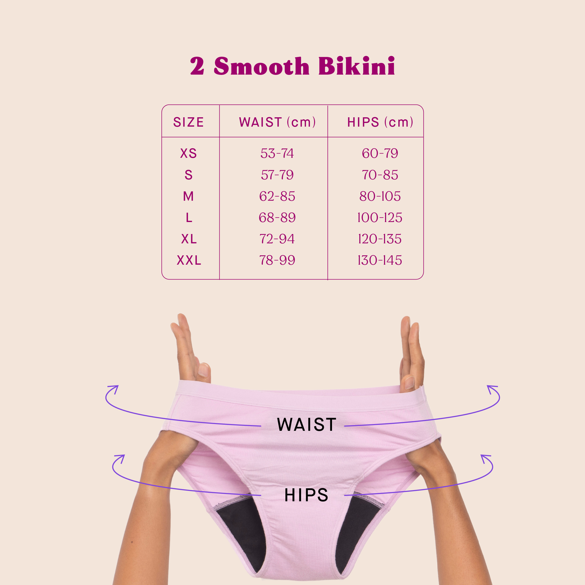 STARTER SET - SMOOTH BIKINI LIGHT - 2 UNDIES