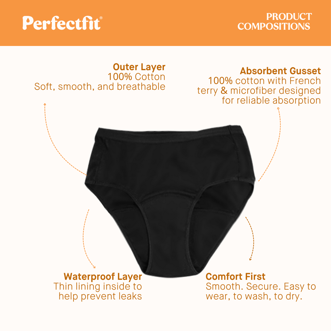 STARTER SET - COMFY MIDI MEDIUM  - 2 UNDIES