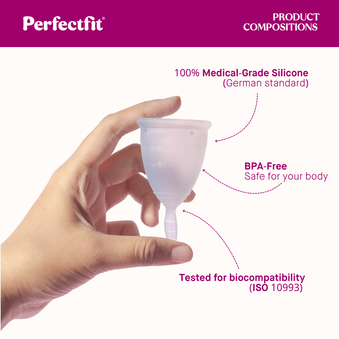 Menstrual Cup - Clear White