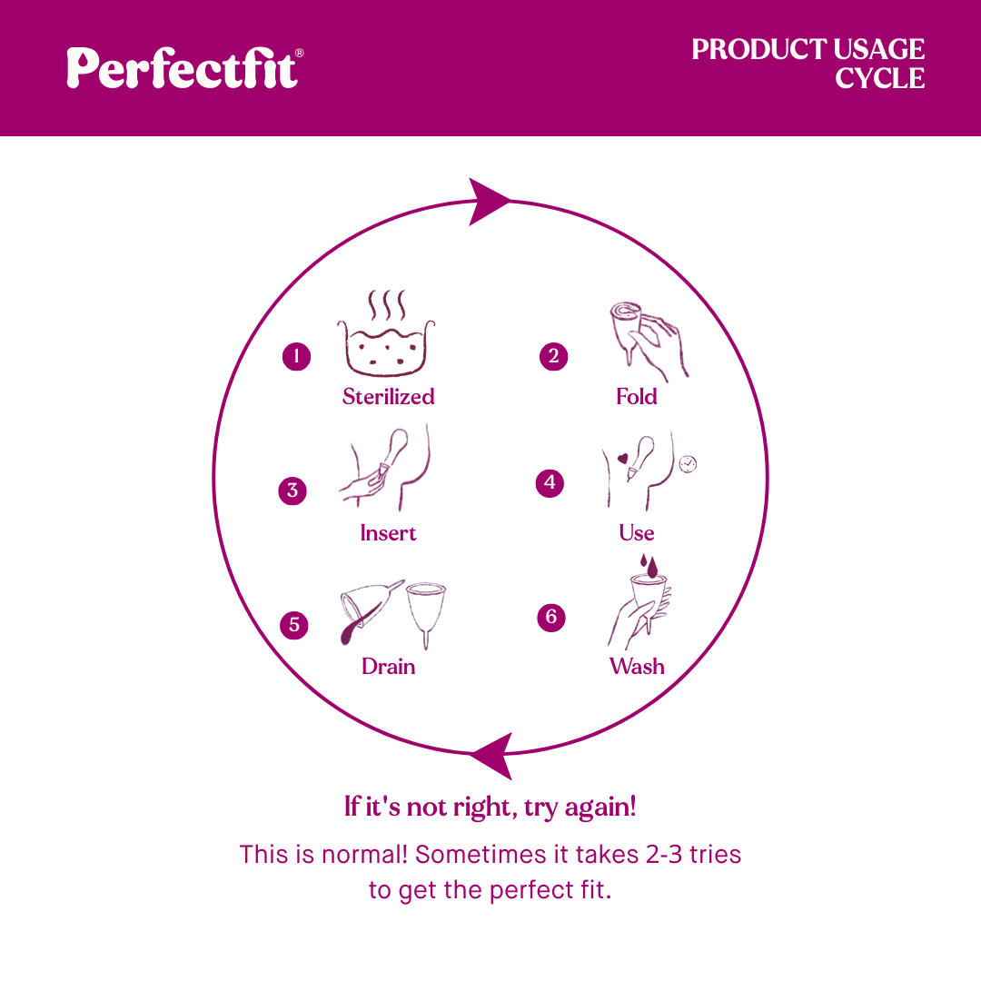 Menstrual Cup - Soft Blue