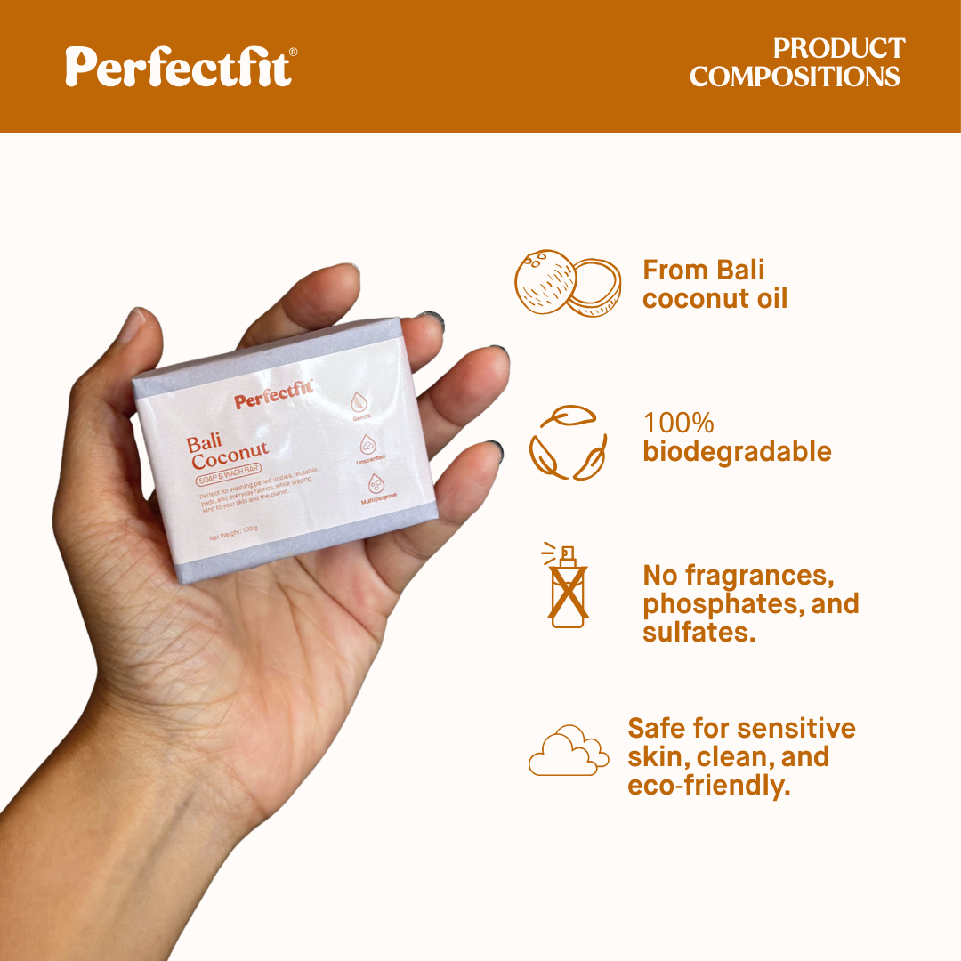 Bali Coconut Wash Bar: Gentle. Unscented. Multipurpose.