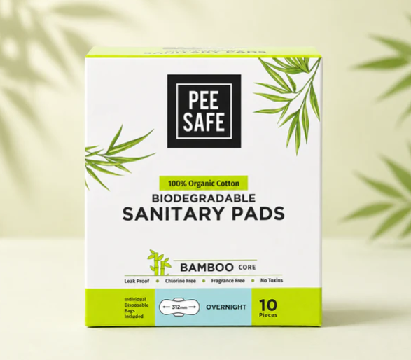 PeeSafe Biodegradable Sanitary Pads - Curated by Perfectfit