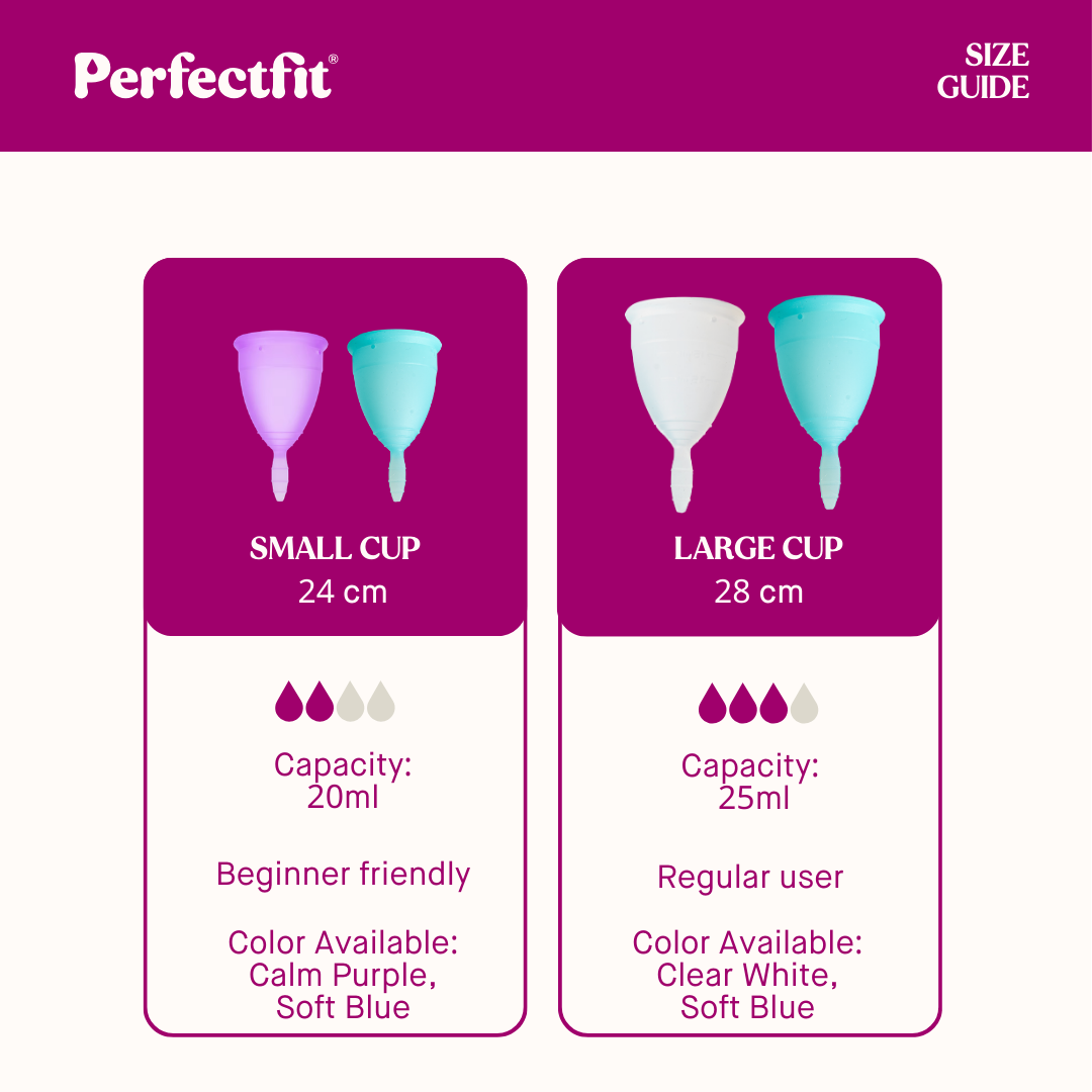 Menstrual Cup - Soft Blue