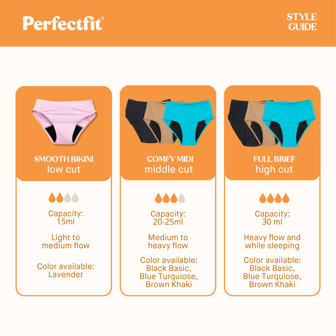 STARTER SET - COMFY MIDI MEDIUM  - 2 UNDIES